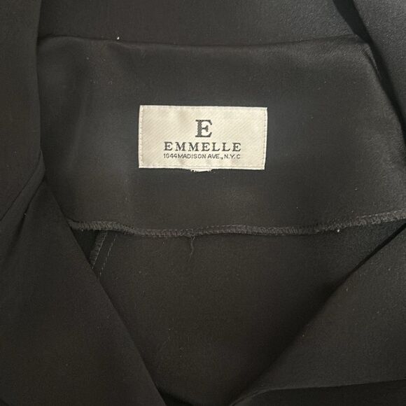 EMMELLE Black Snap Front Jacket - Picture 4 of 4